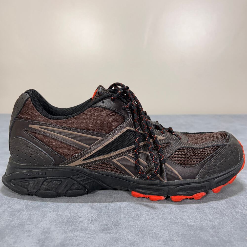 Y2K Reebok DMX Ride Mens 11.5 Brown Black Red Trail Running Shoes V50548